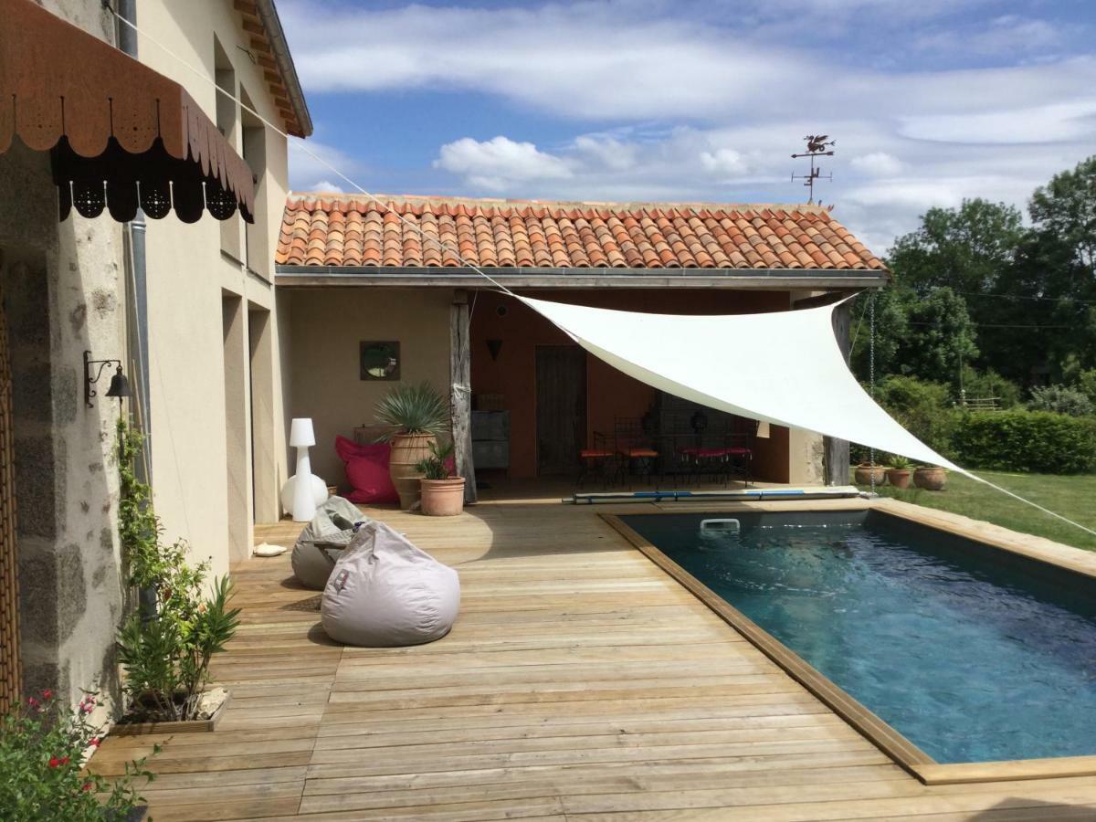 Les Epis Du Vent Bed & Breakfast Adilly ภายนอก รูปภาพ